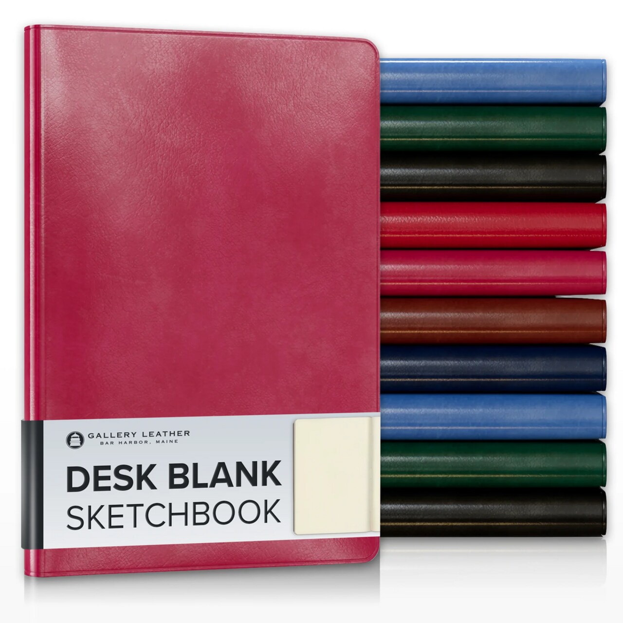 Gallery Leather Blank/Sketch Journal - 192 Pages, Softcover, For Drawing, Sketching, Writing, Work & Travel - 8 x 5.5